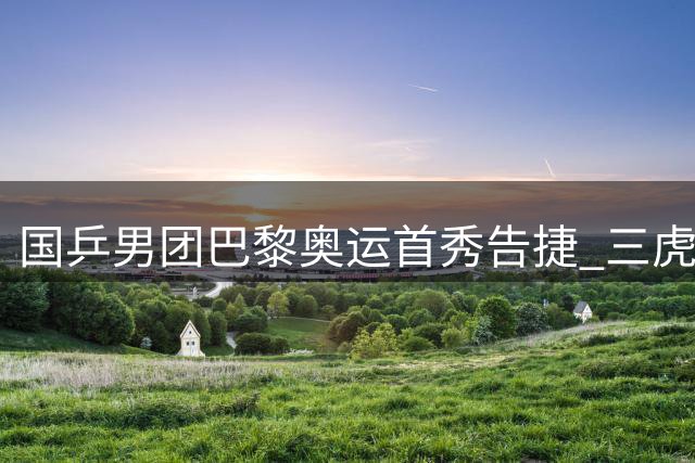 国乒男团巴黎奥运首秀告捷 三虎将横扫印度晋级八强